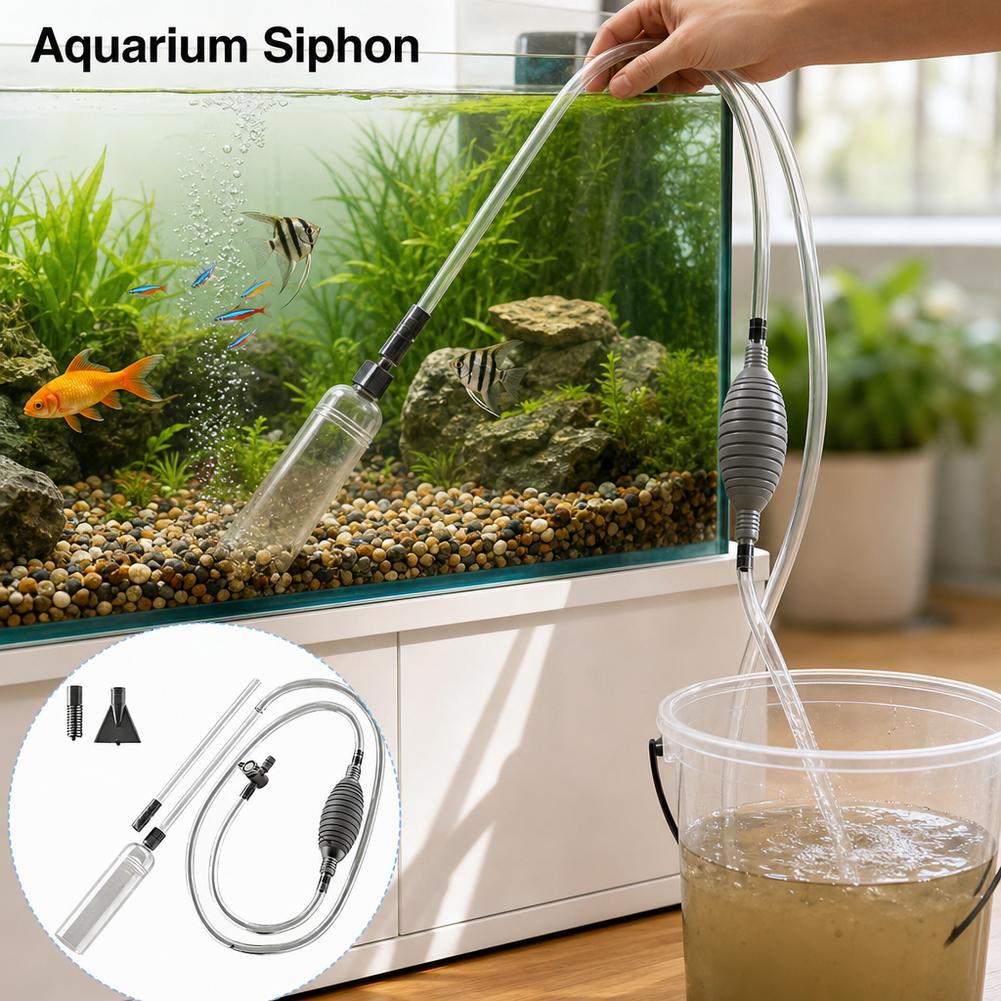 Marine Aquarium With Sump - Kit Manual de Sifão para Aquário,