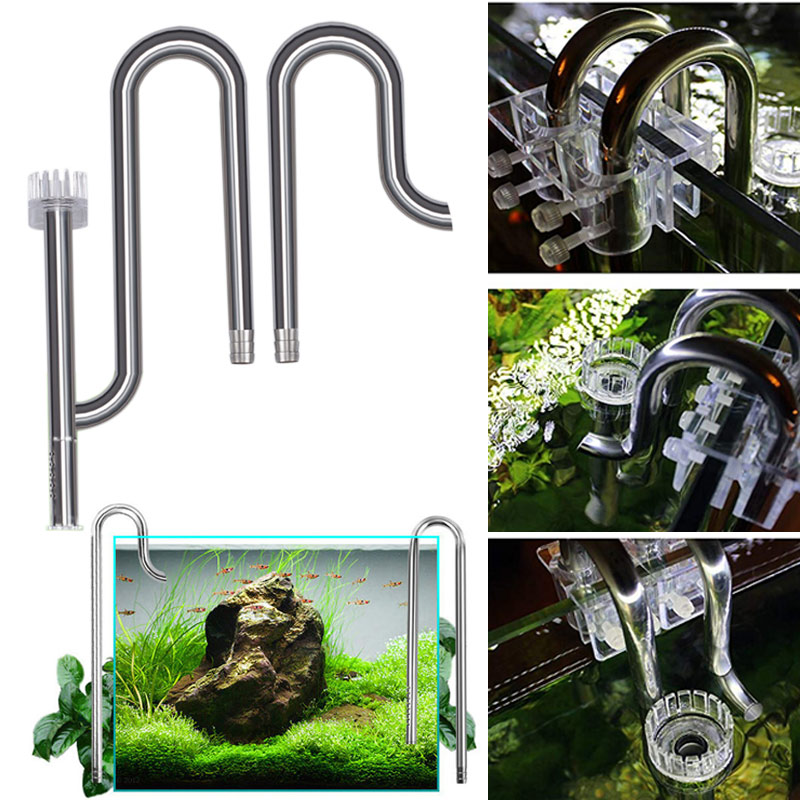 Marine Aquarium With Sump - Aço inoxidável Inflow Outflow Filtro para