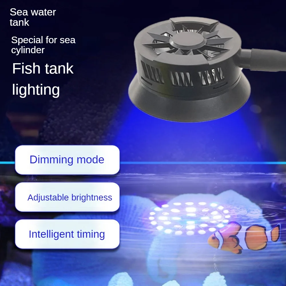 Luz led para tanque de peixes, - Marine Aquarium Timing avaliação e preço