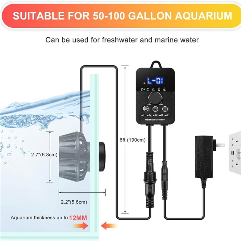 ABYN - Gerador de Ondas Compat - Powerhead Wave Maker avaliação e preço