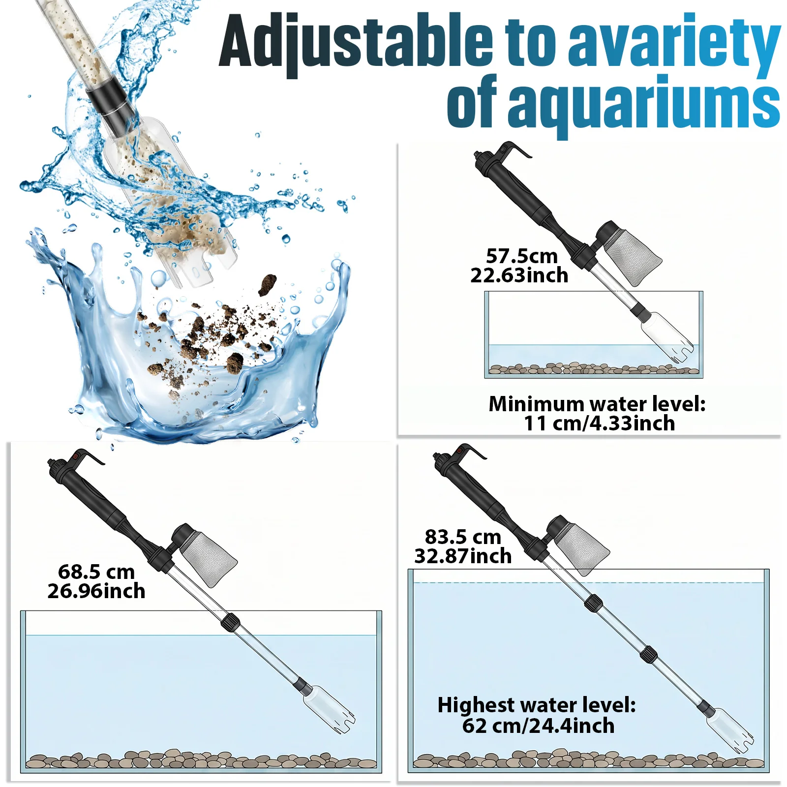 Aspirador de Areia para Aquári - Aquarium Marine Sand avaliação e preço