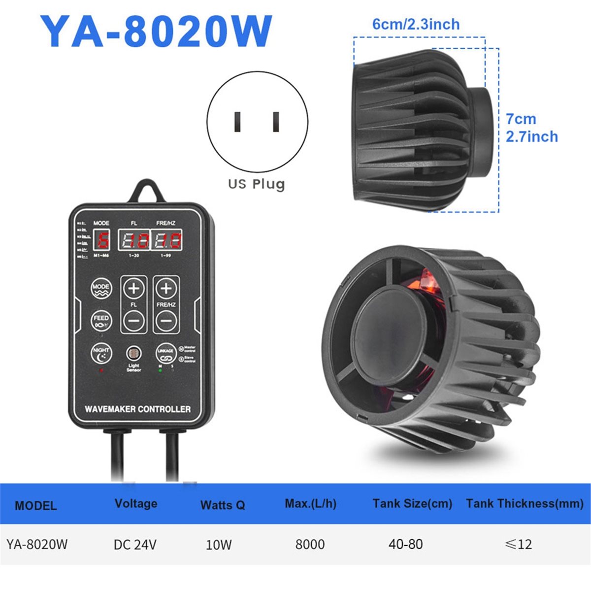 Novo fabricante de ondas magné - Powerhead Wave Maker avaliação e preço