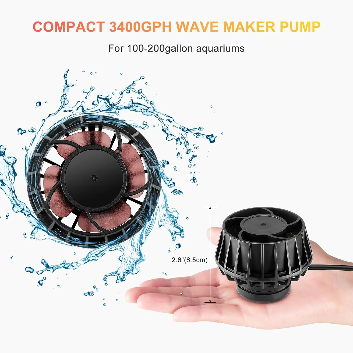 Gerador de Ondas para Aquário  - Powerhead Wave Maker avaliação e preço