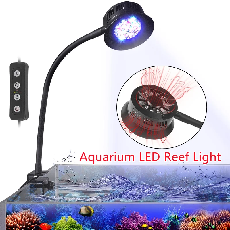 30w aquário tanque de peixes á - Marine Aquarium Timing avaliação e preço